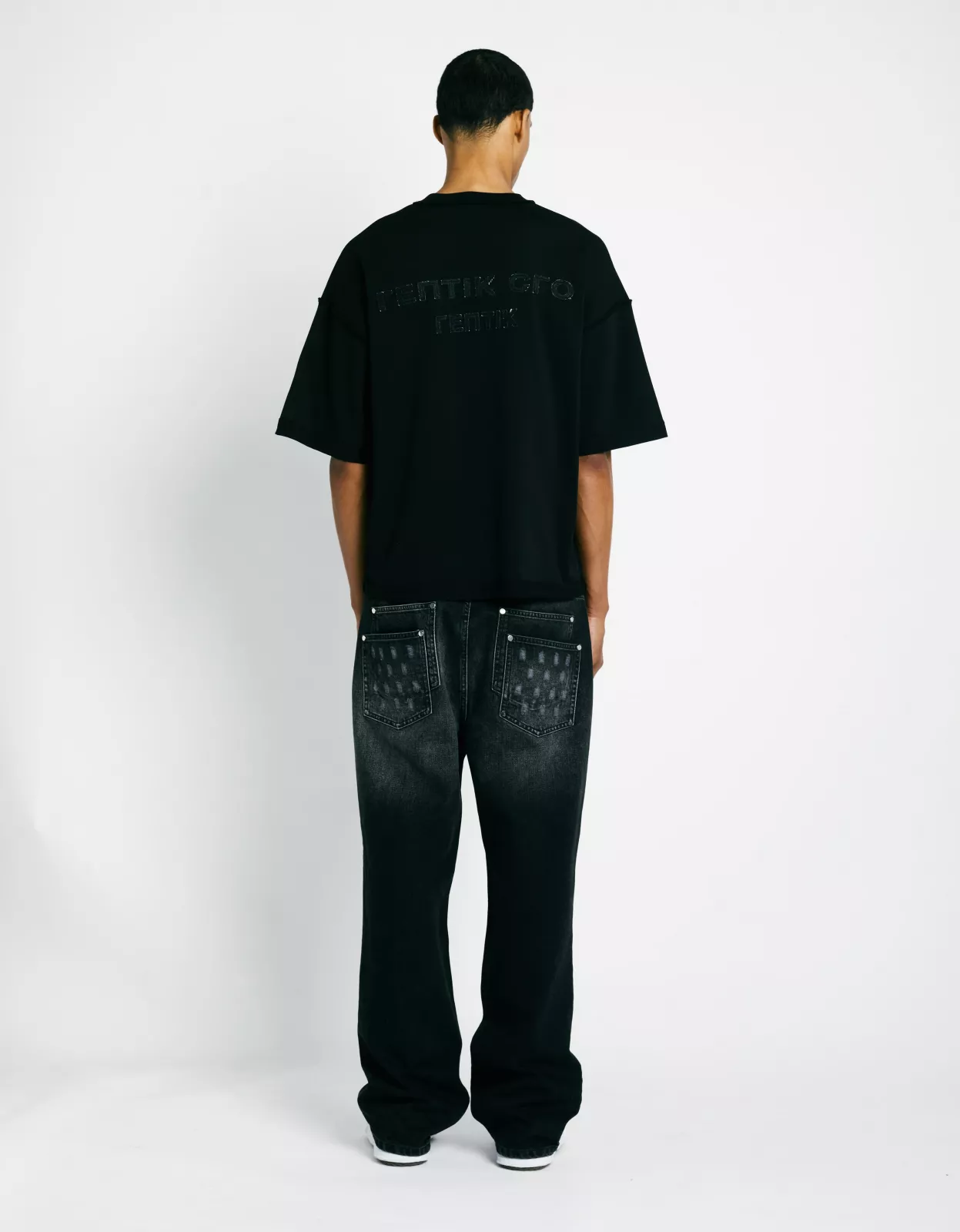 Cyrillic T-Shirt - Black