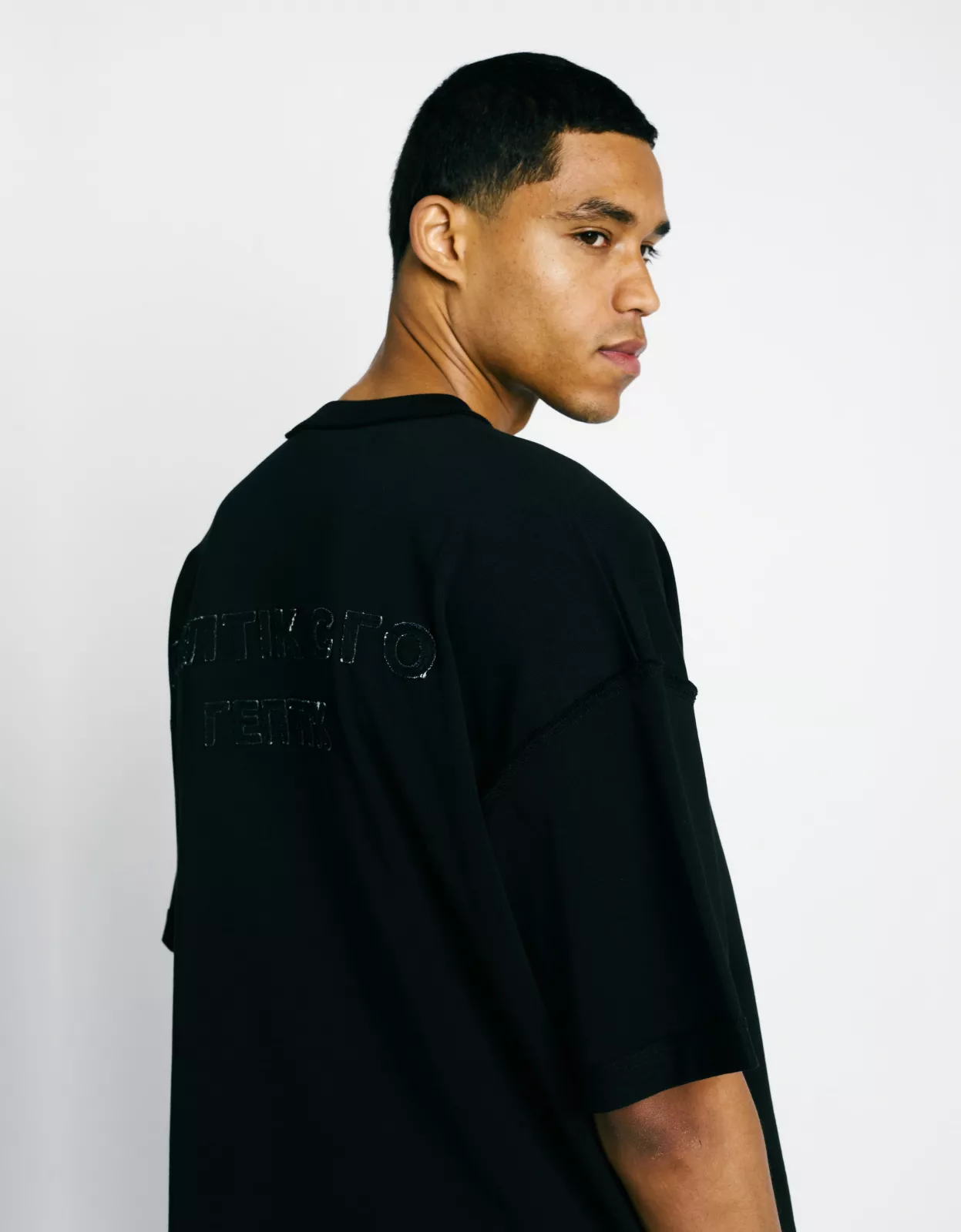 Cyrillic T-Shirt - Black