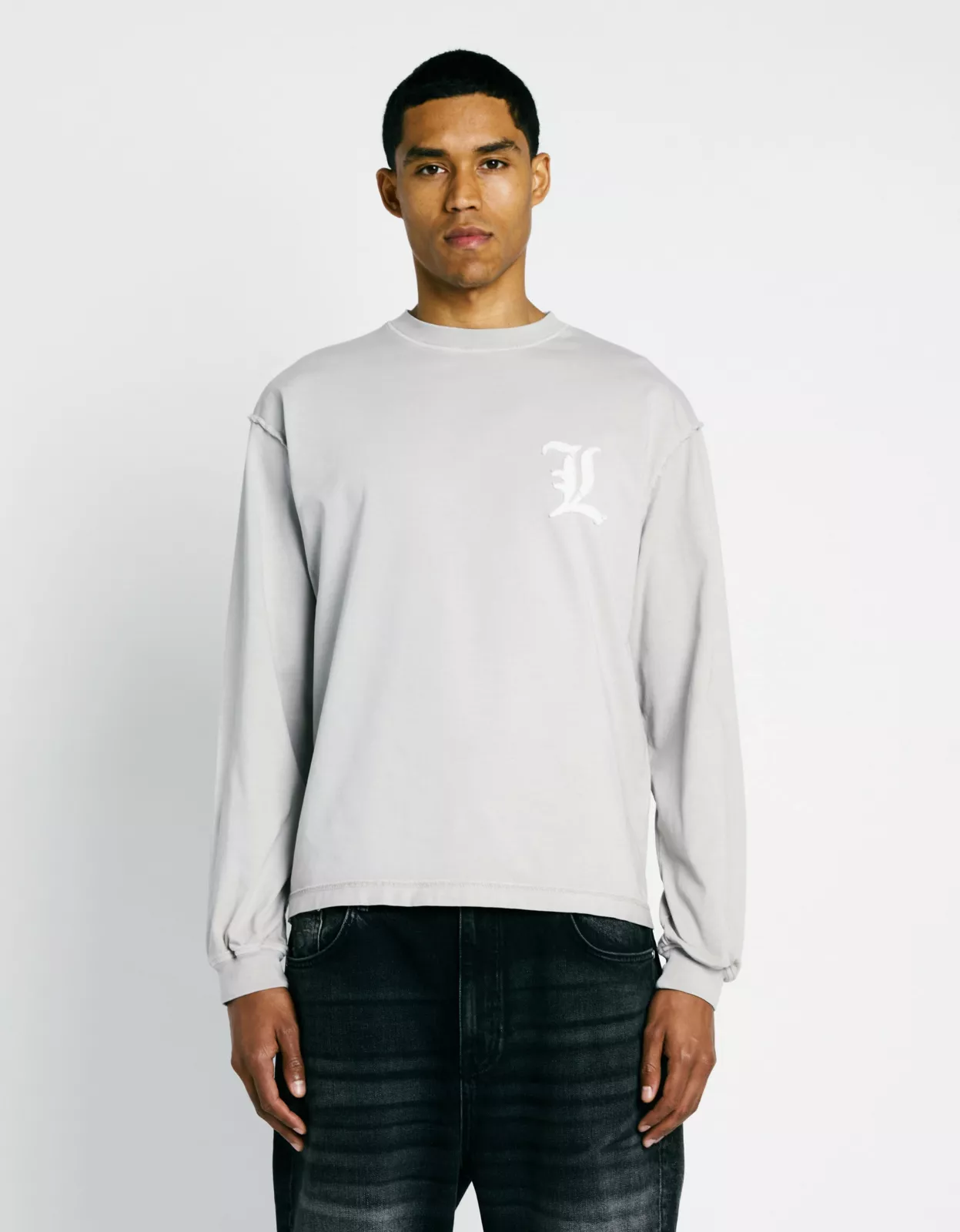 Ripped Longsleeve - Grey