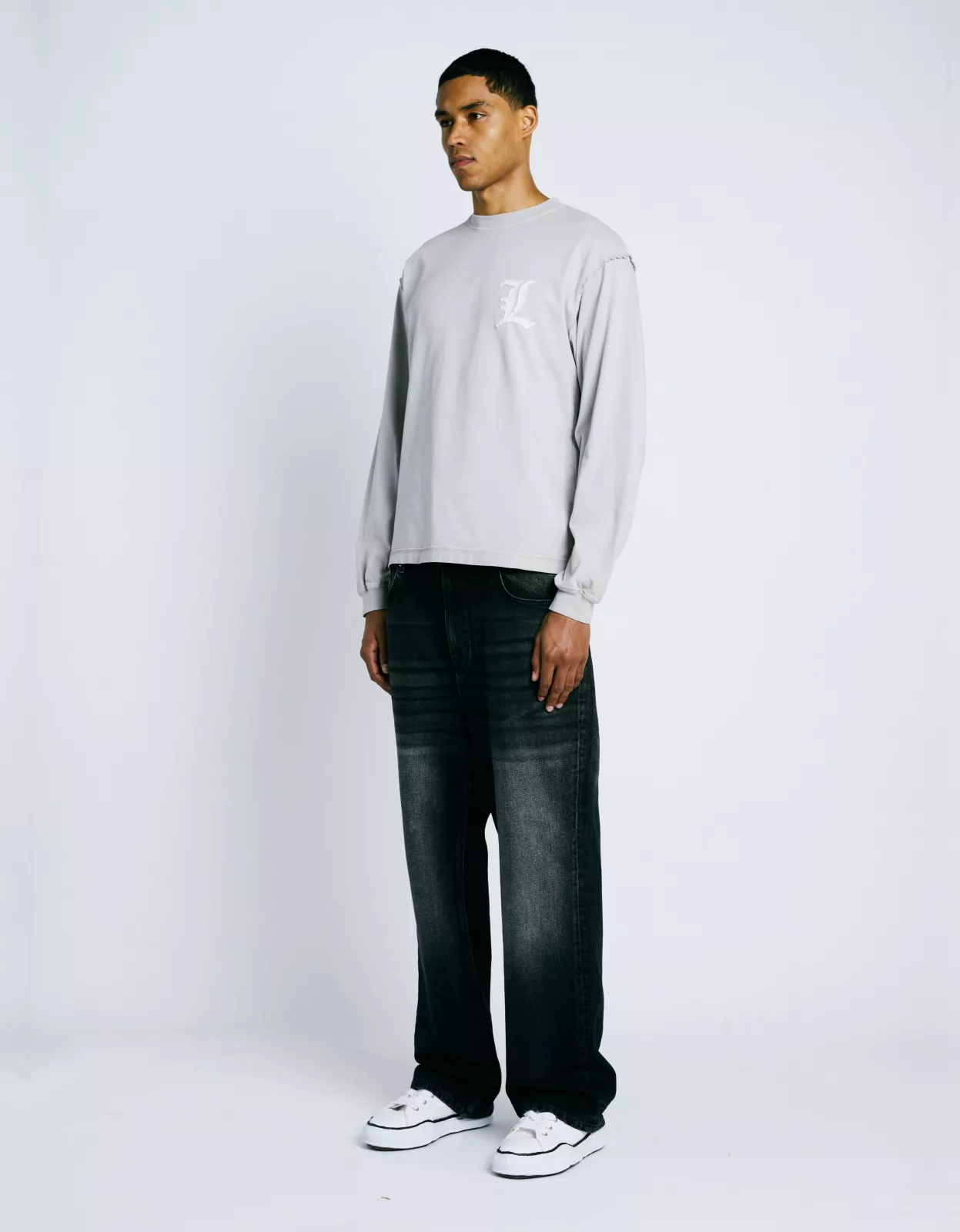 Ripped Longsleeve - Grey