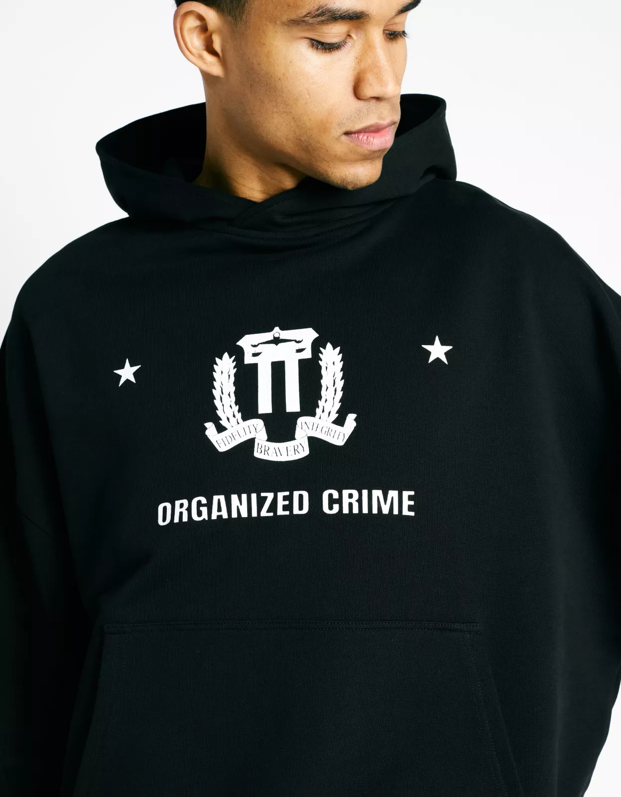 Organized Crime Hoodie - Black