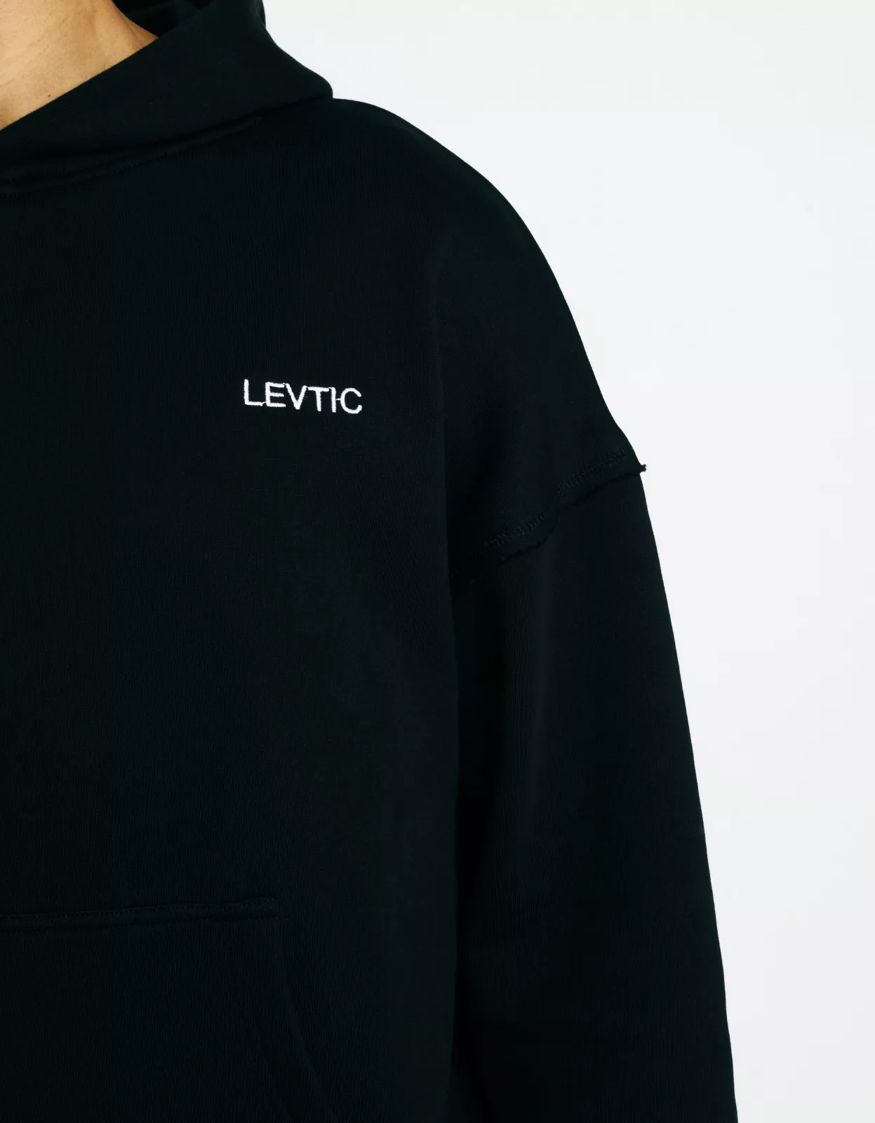 Painted Hoodie - Black