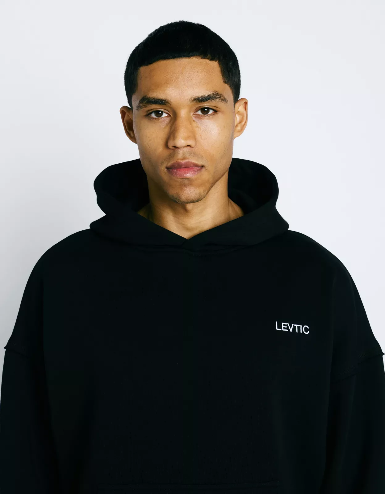 Painted Hoodie - Black