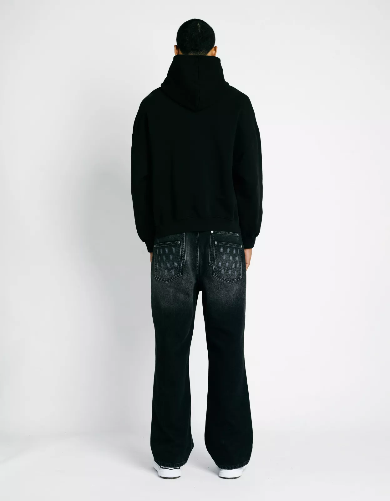 Neutrals Zip Hoodie - Black