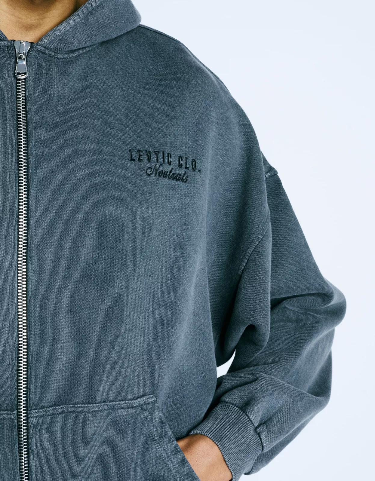 Neutrals Zip Hoodie - Grey